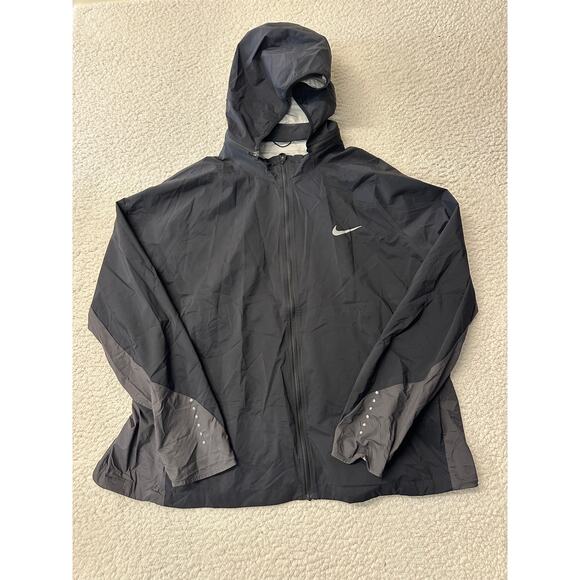 Nike Womens Shield Running Jacket Size 2X - Picture 1 of 11